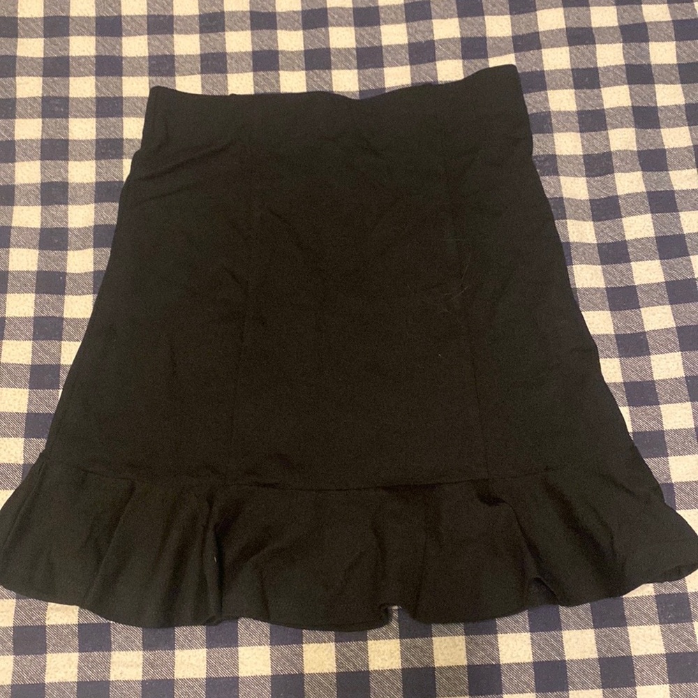 Black Ruffle Skirt - Picture 2 of 2